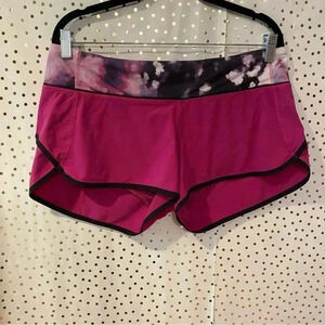 Lululemon Pink Speed Up Shorts